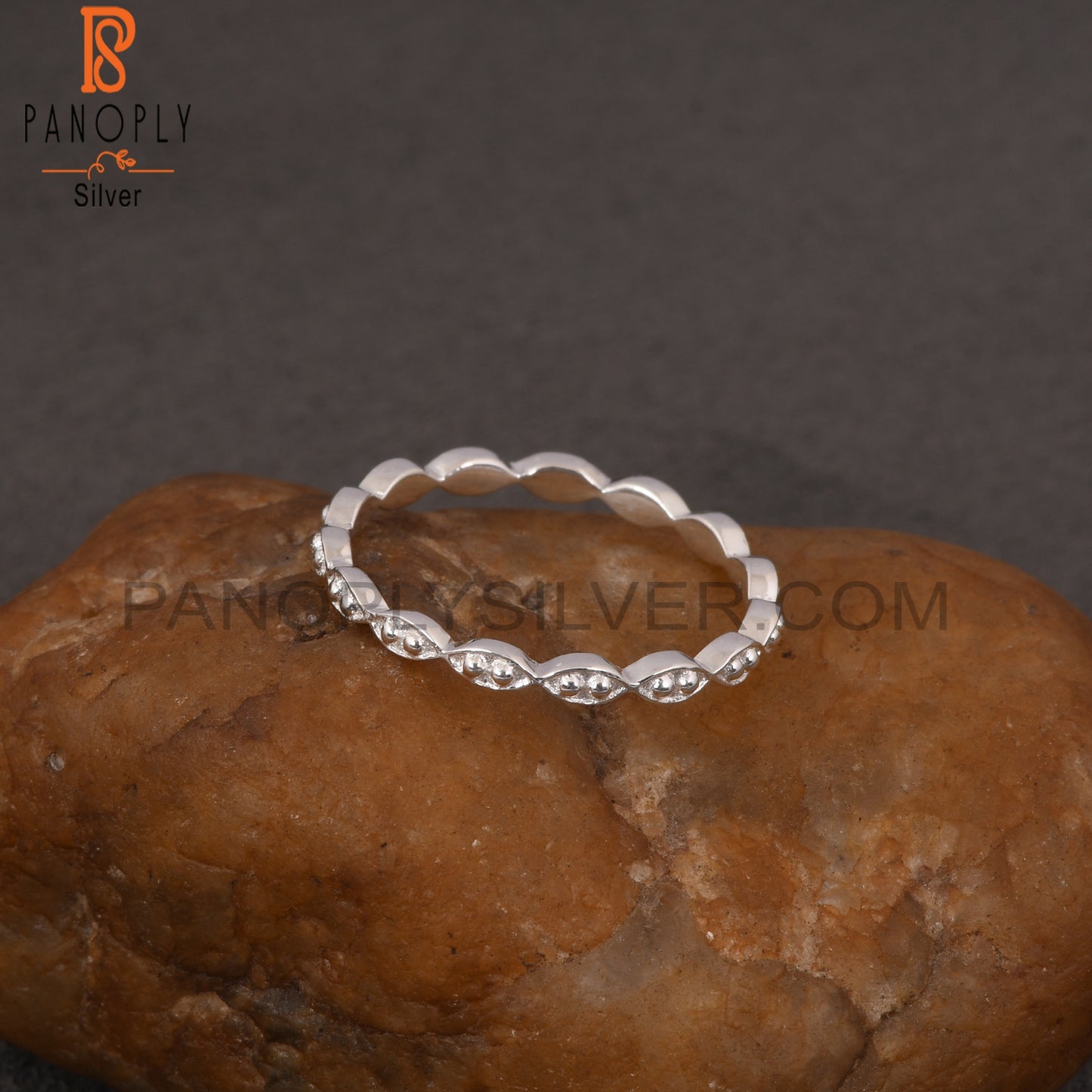 925 Sterling Silver Twist Band Ring