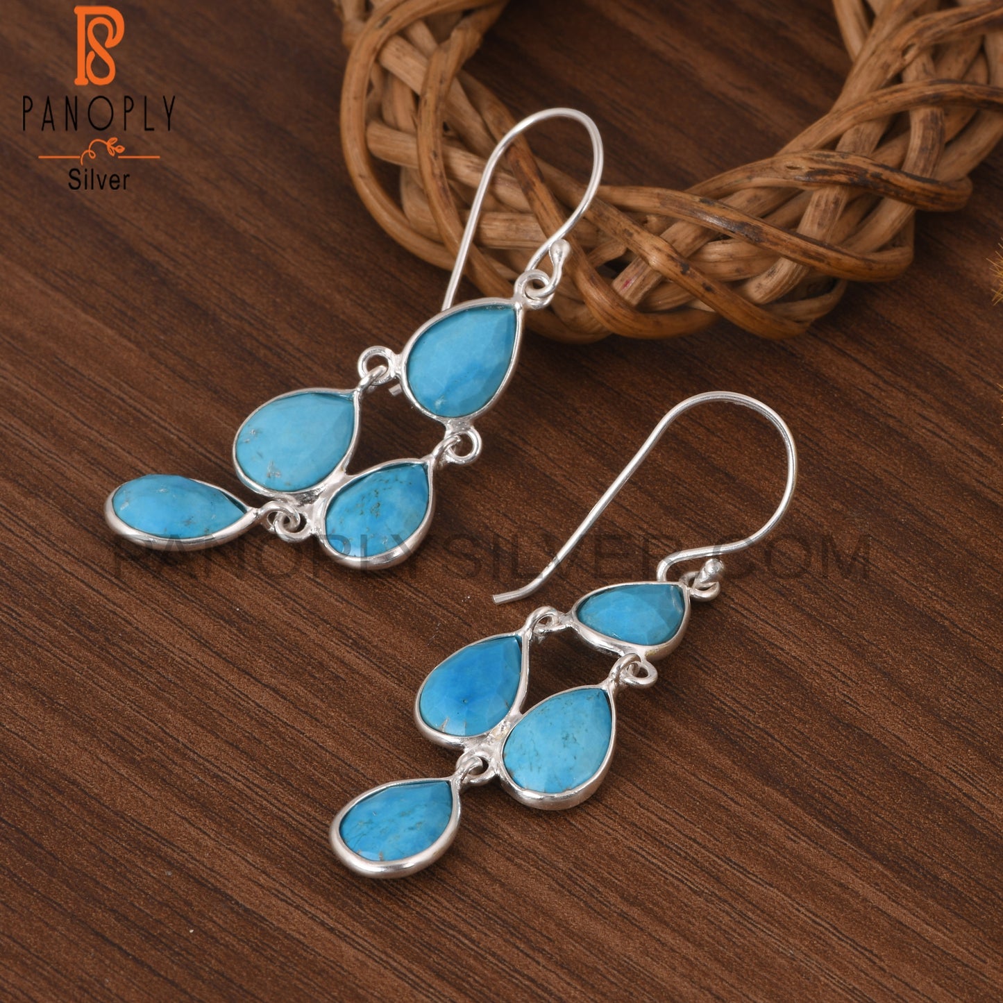 Turquoise Chandelier Earrings