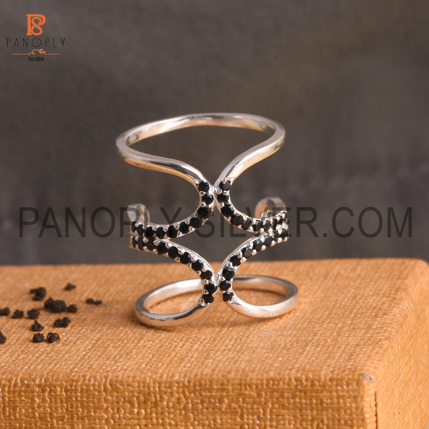 925 Sterling Silver  Kunkle Statement Engagement Ring