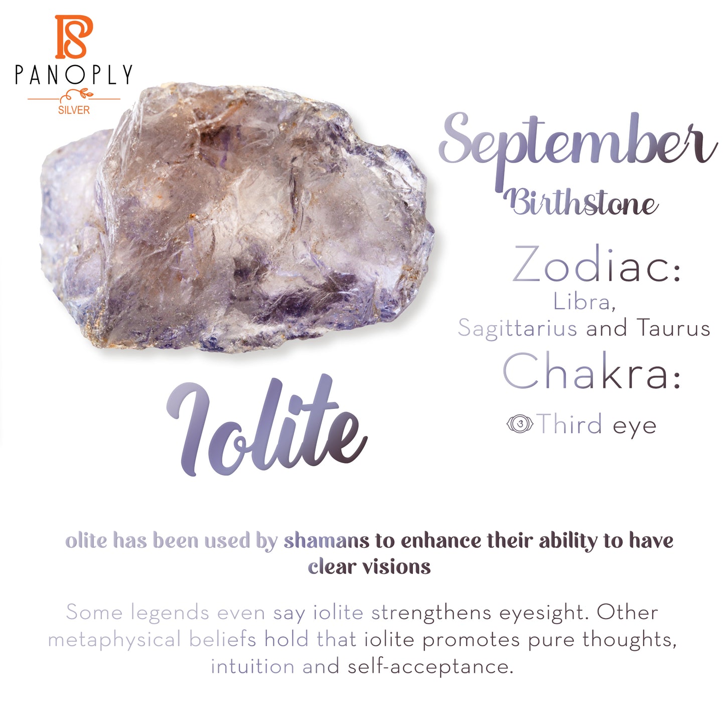 Smoky & Iolite Trillion Shape 925 Sterling Silver Ring