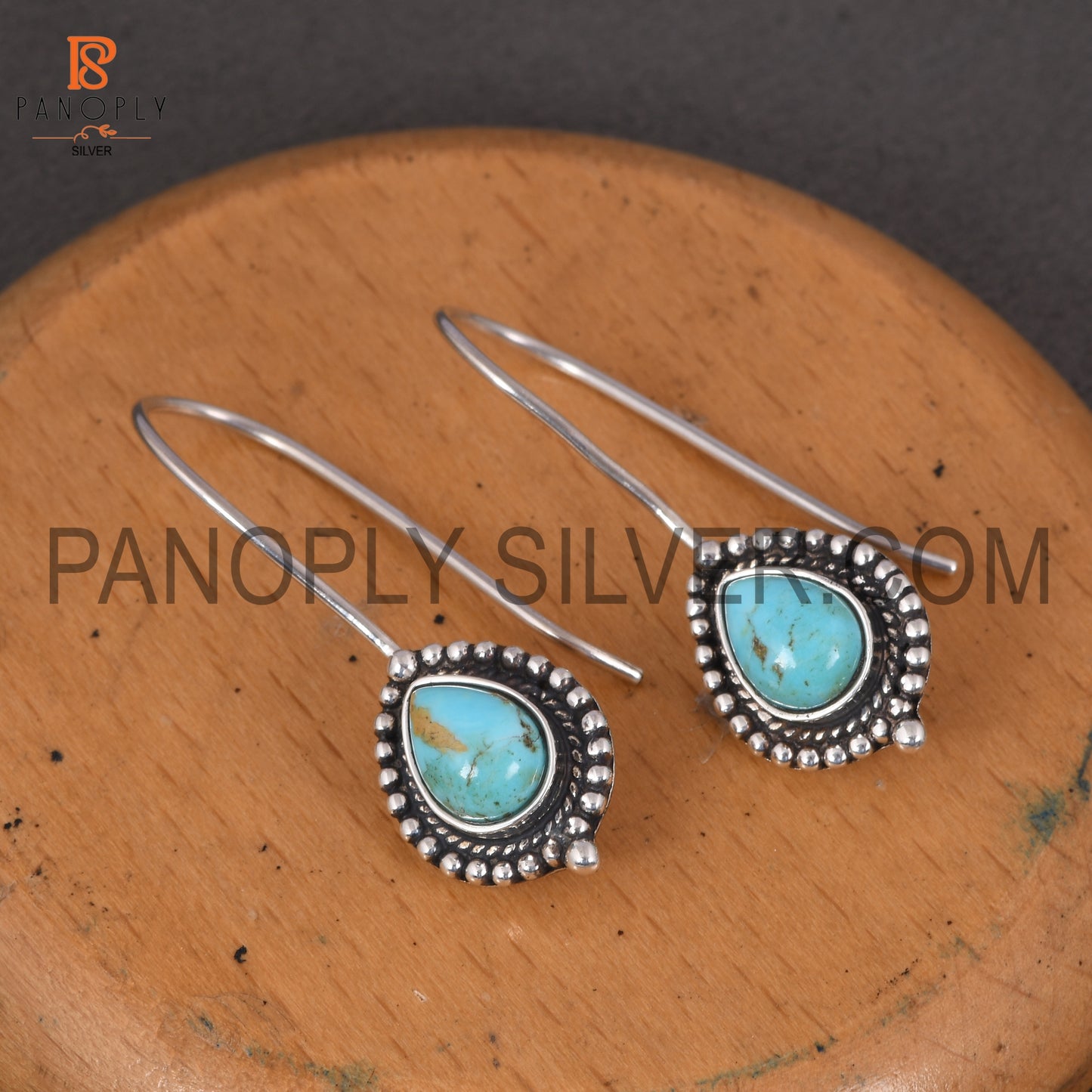 Gemstone Kingman Turquoise 925 Silver Earring For Every Occasion