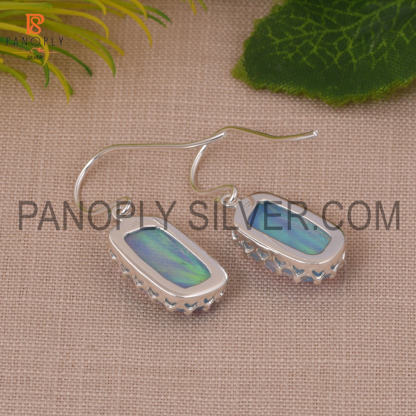 Aurora Opal Sky Gemstone Dangle Earrings Gift For Mother