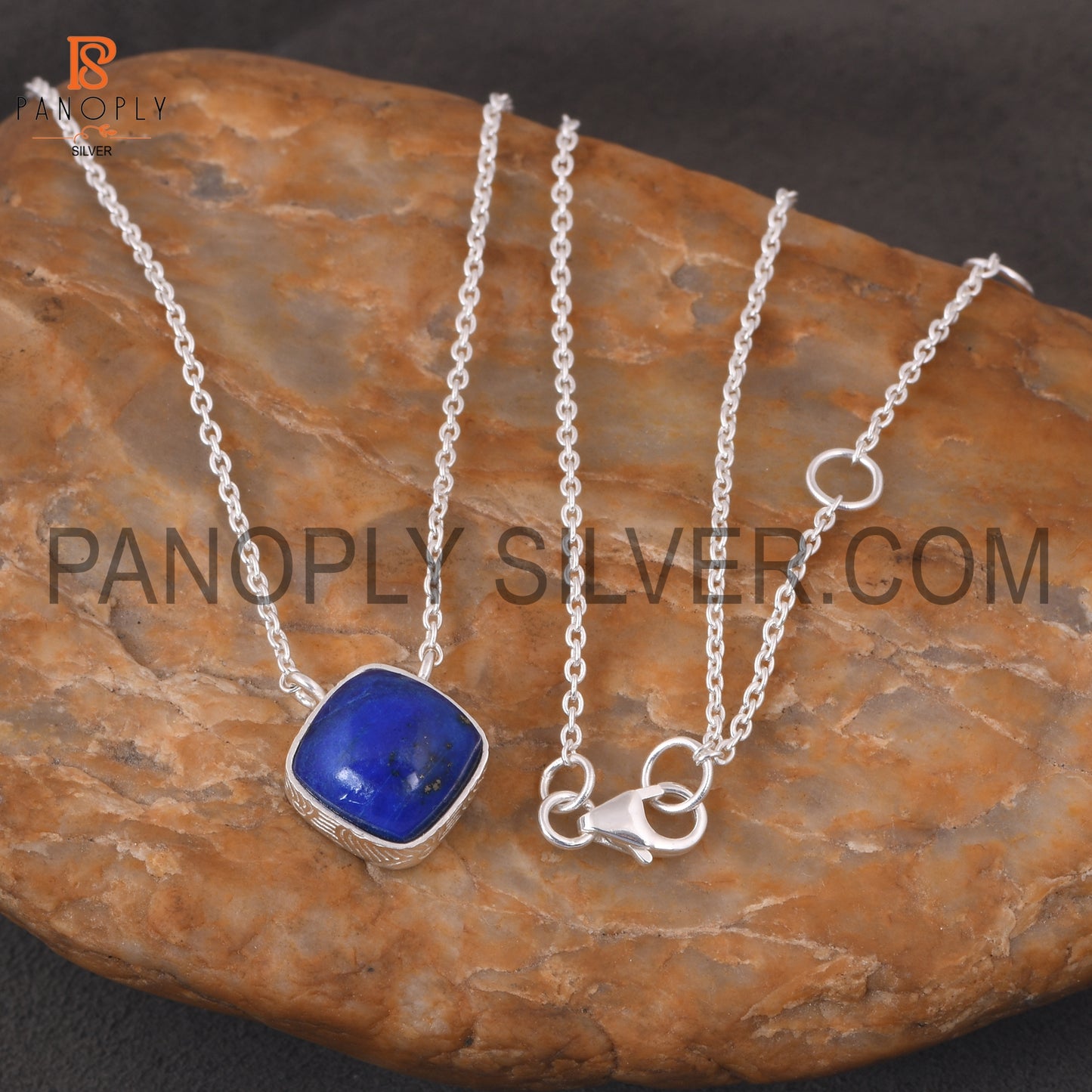 Lapis Handcrafted Beauty 925 Quality Silver Pendants