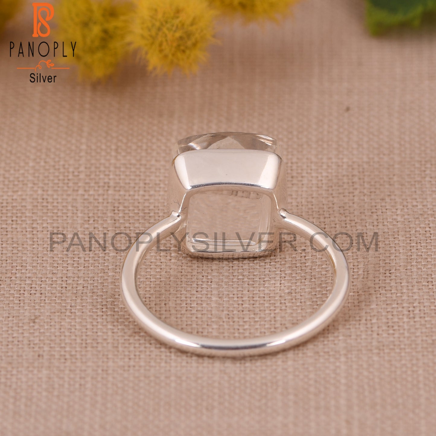Crystal Taper Shape Gemstone Statement Rings