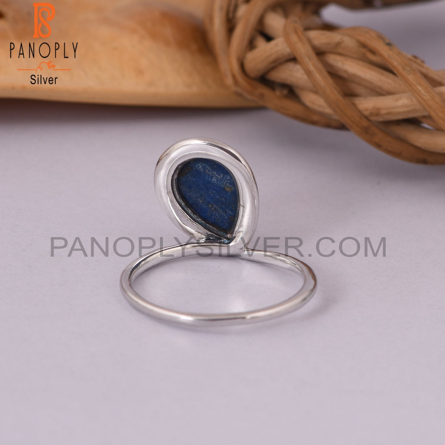 Lapis Lazuli Gemstone 925 Sterling Silver Ring