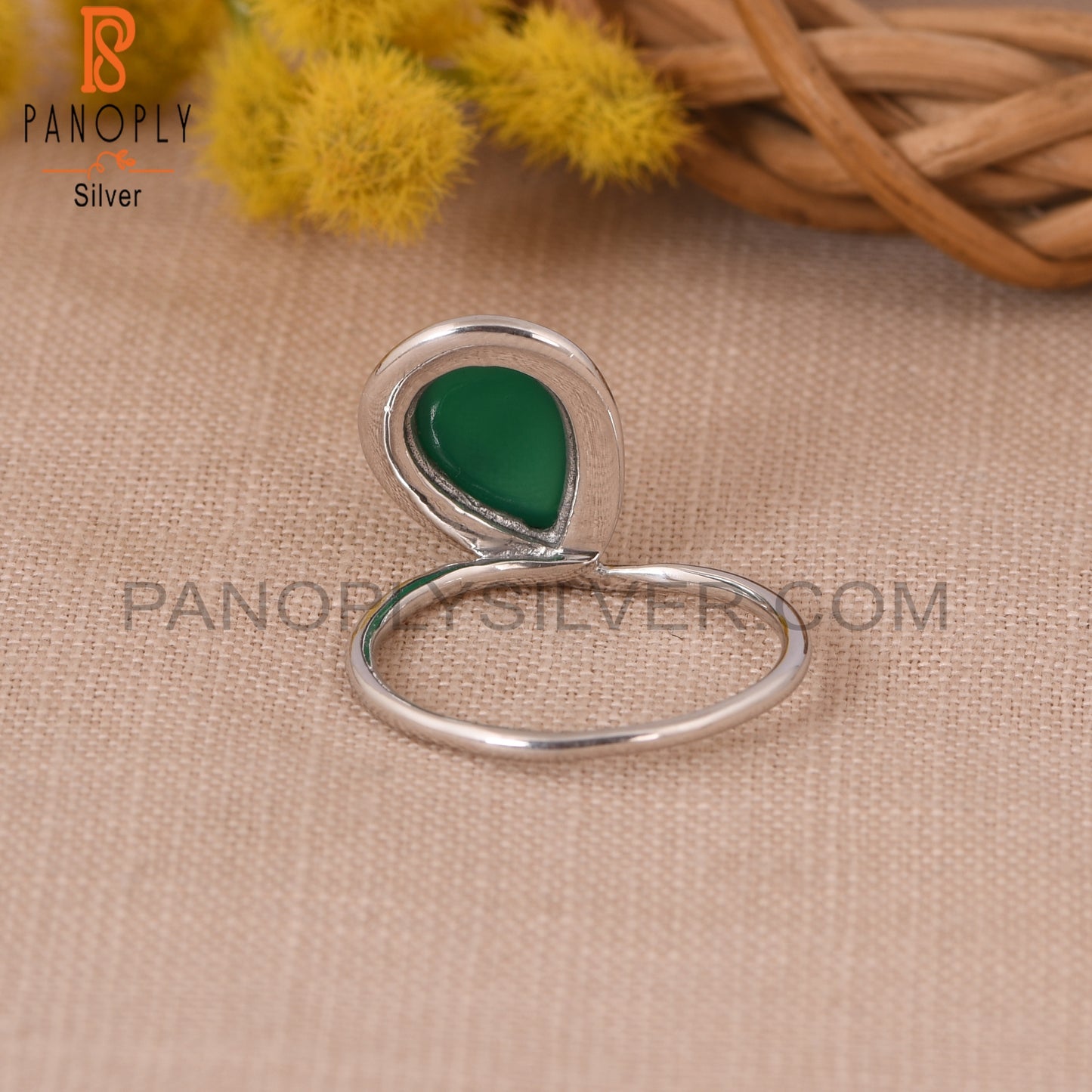 Green Onyx 925 Sterling Silver Gem Womens Jewelry