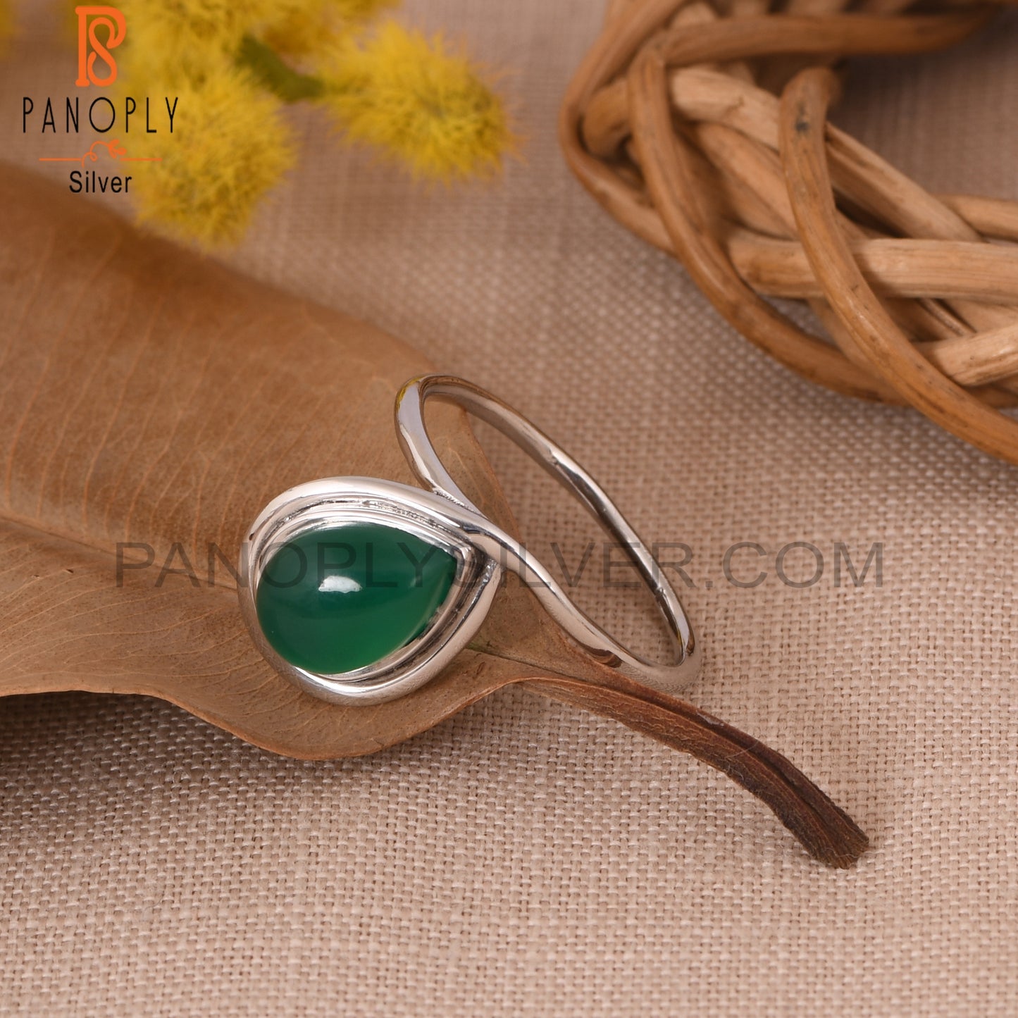 Green Onyx 925 Sterling Silver Gem Womens Jewelry