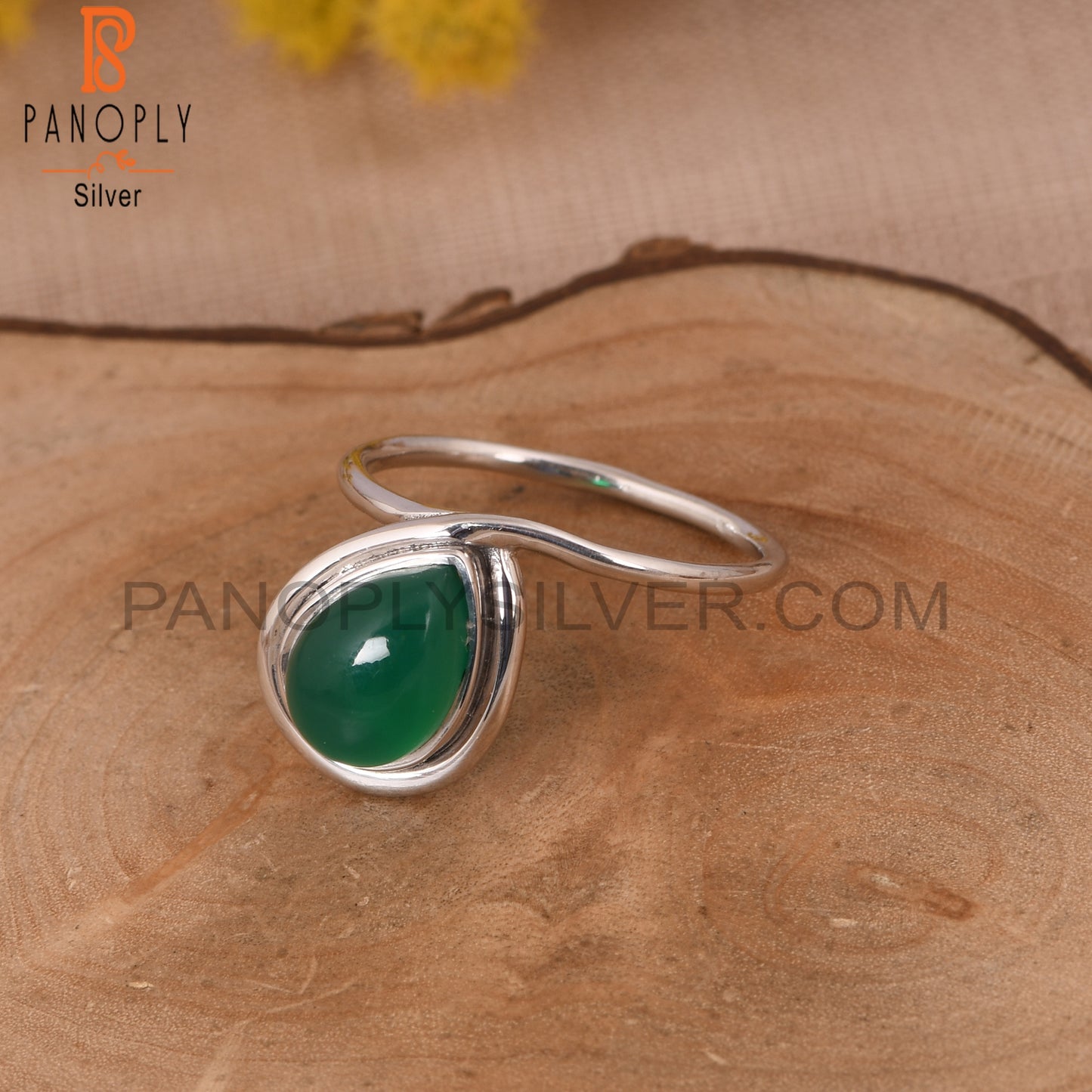 Green Onyx 925 Sterling Silver Gem Womens Jewelry