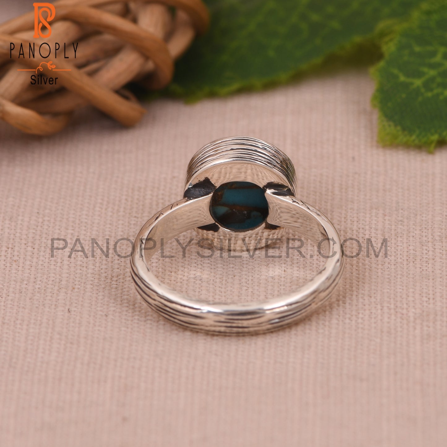 Mojave Copper Pink Opal 925 Stamp Sterling Silver Ring