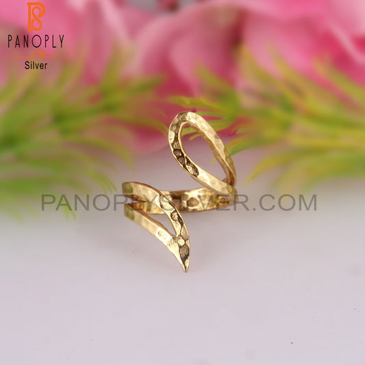 Wave Criss Cross 925 Quality Bypass Rings for Girls & Men