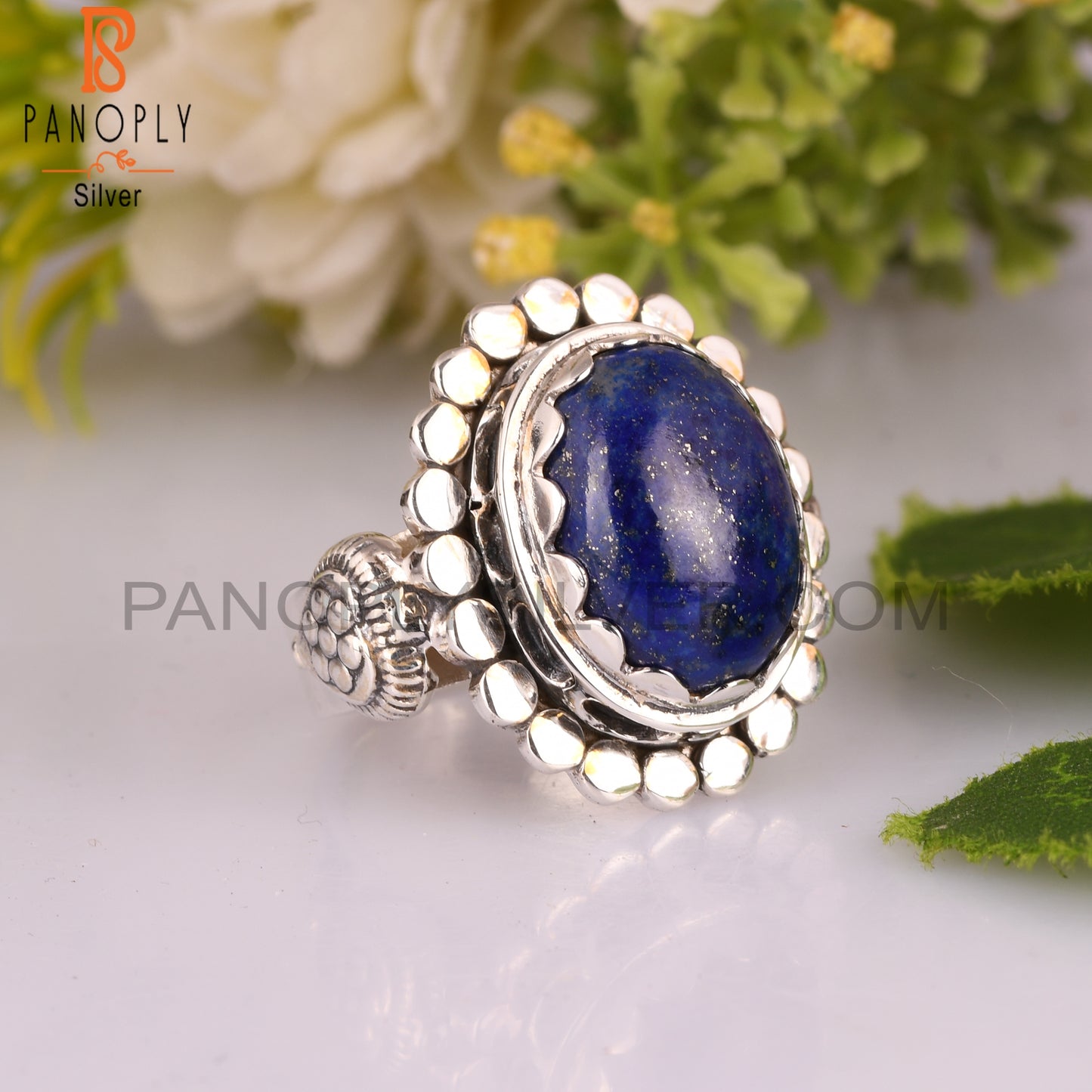 Lapis Lazuli 925 Sterling Silver Ring For Him