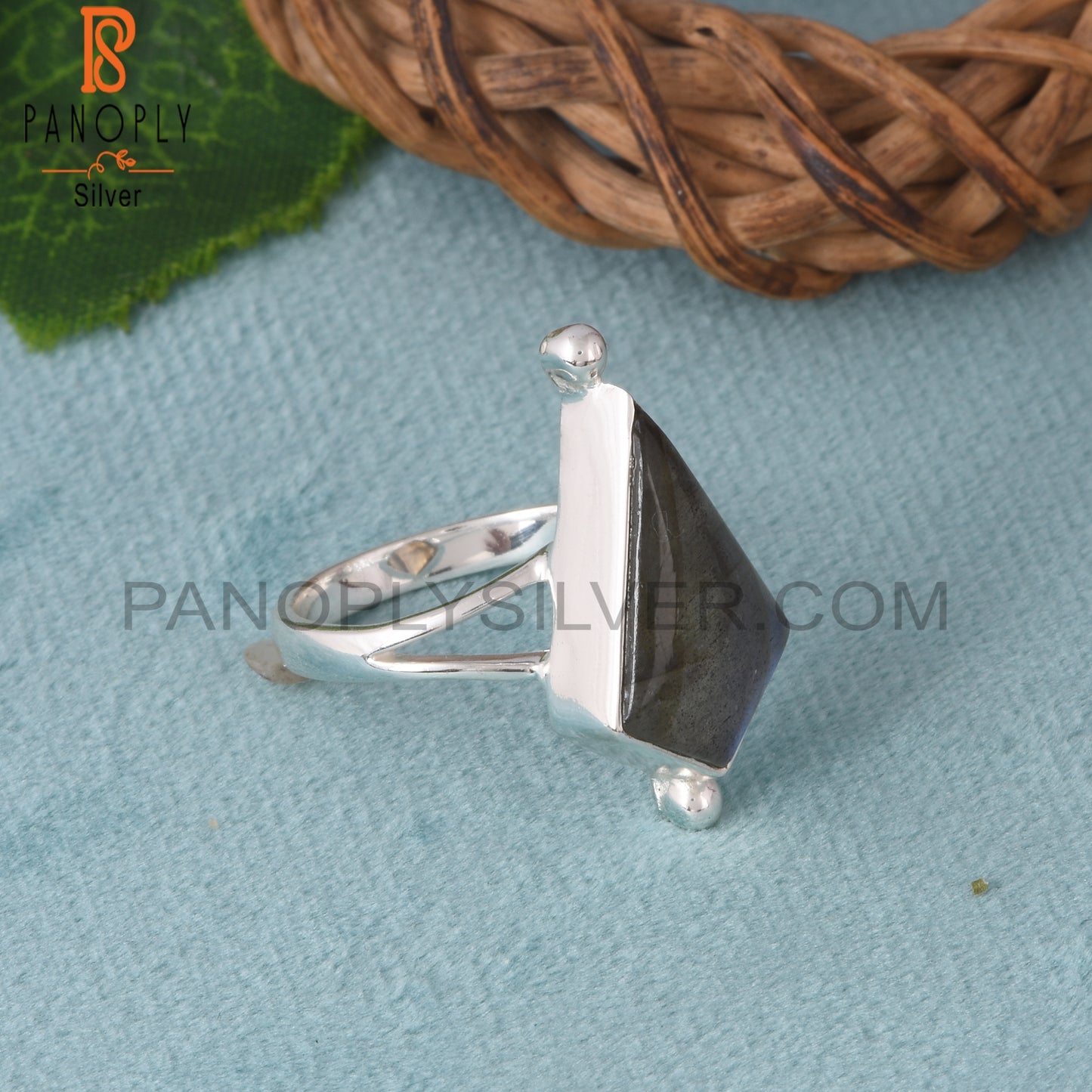 Labradorite 925 Kite Sterling Silver Ring