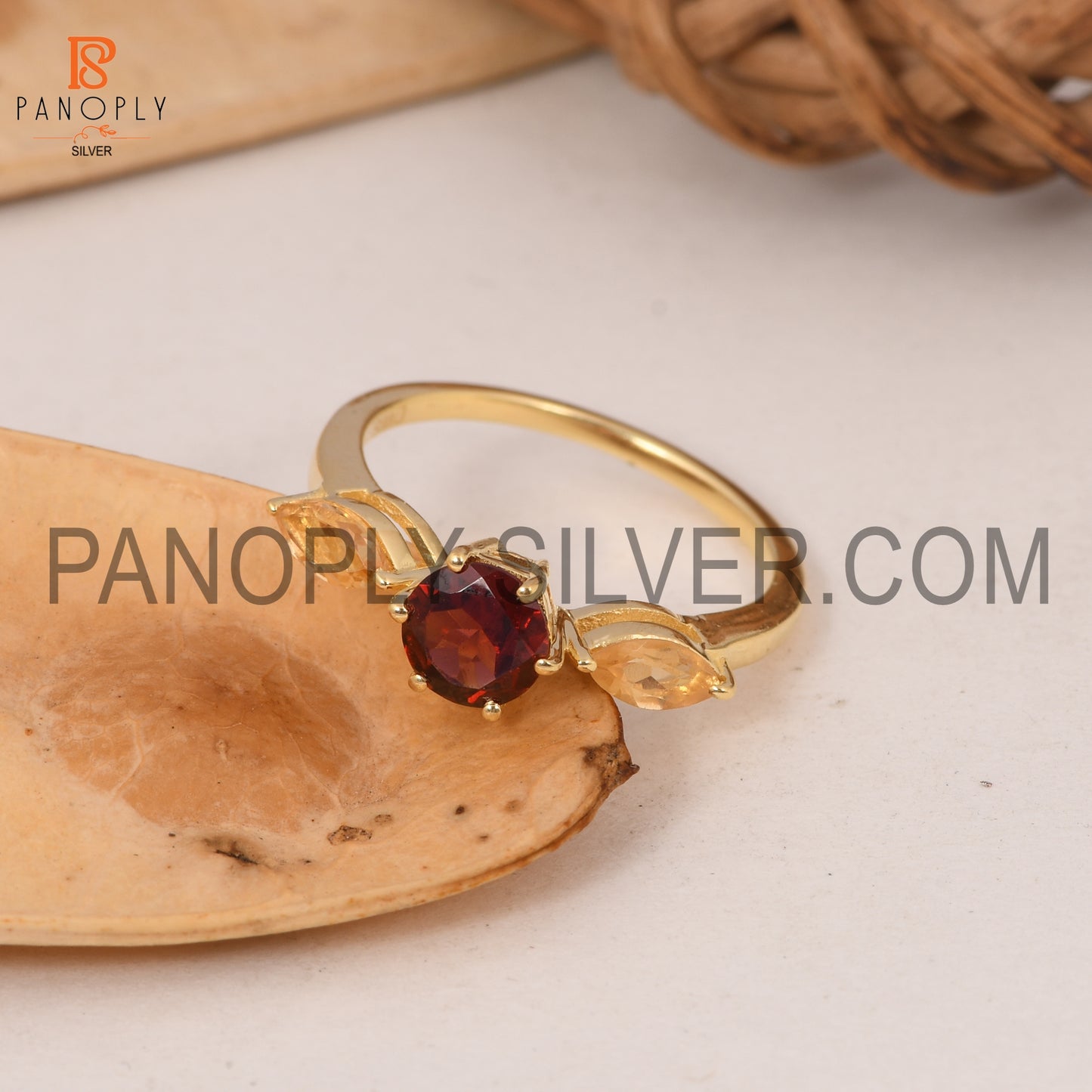0.5 Mic 18k Gold Plated Wedding For Women's Ring