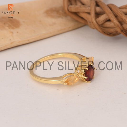 0.5 Mic 18k Gold Plated Wedding For Women's Ring