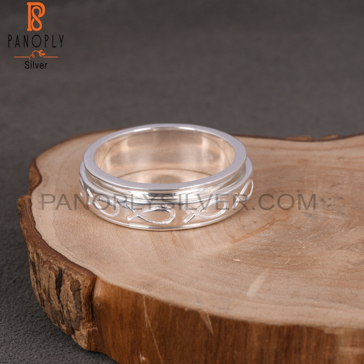 925 Qulity Ichthys Fish Rings