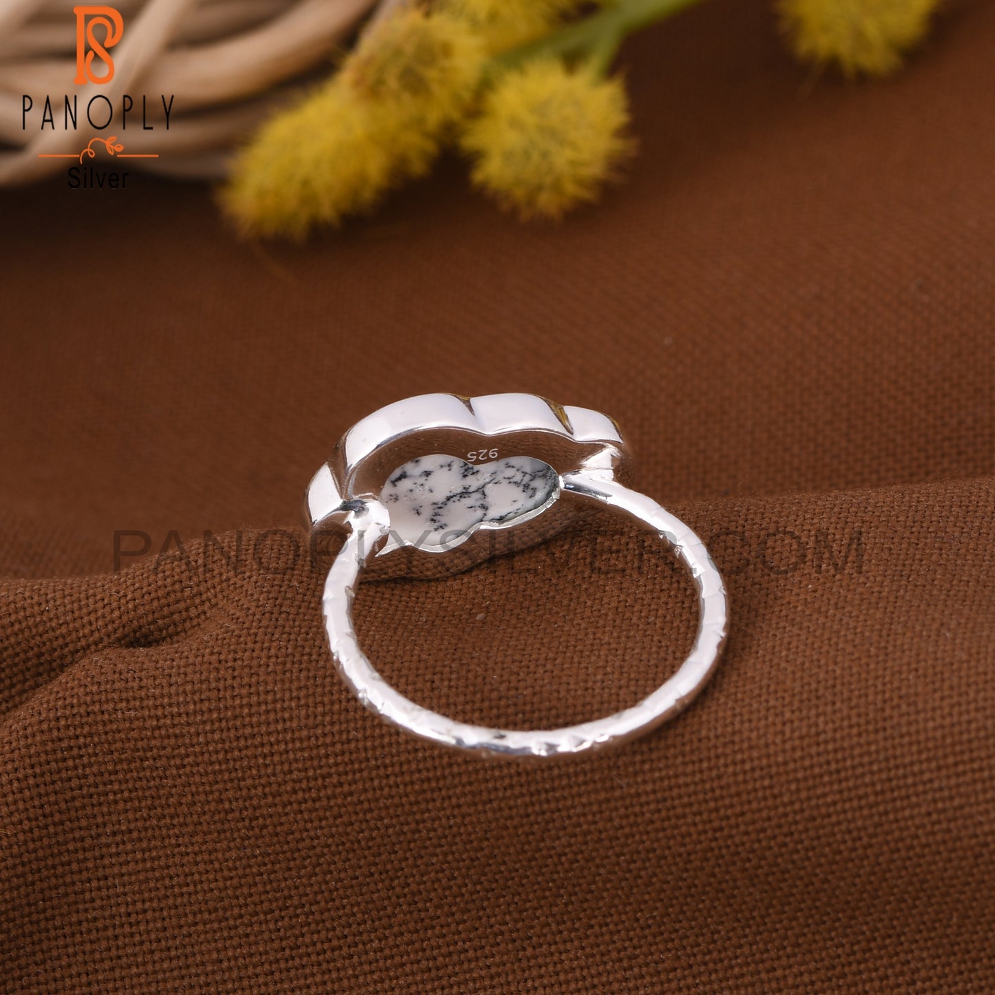 Dendrite Cloud Shape Rings For Women