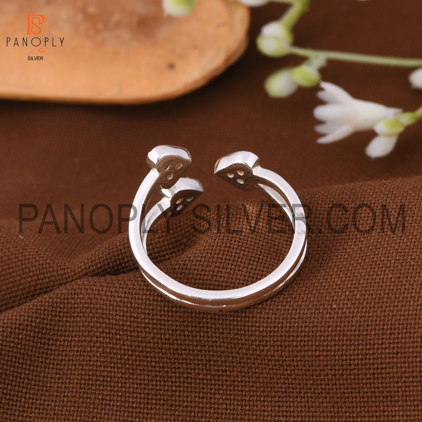 Cubic Zirconia 925 Sterling Silver Promise Love Rings