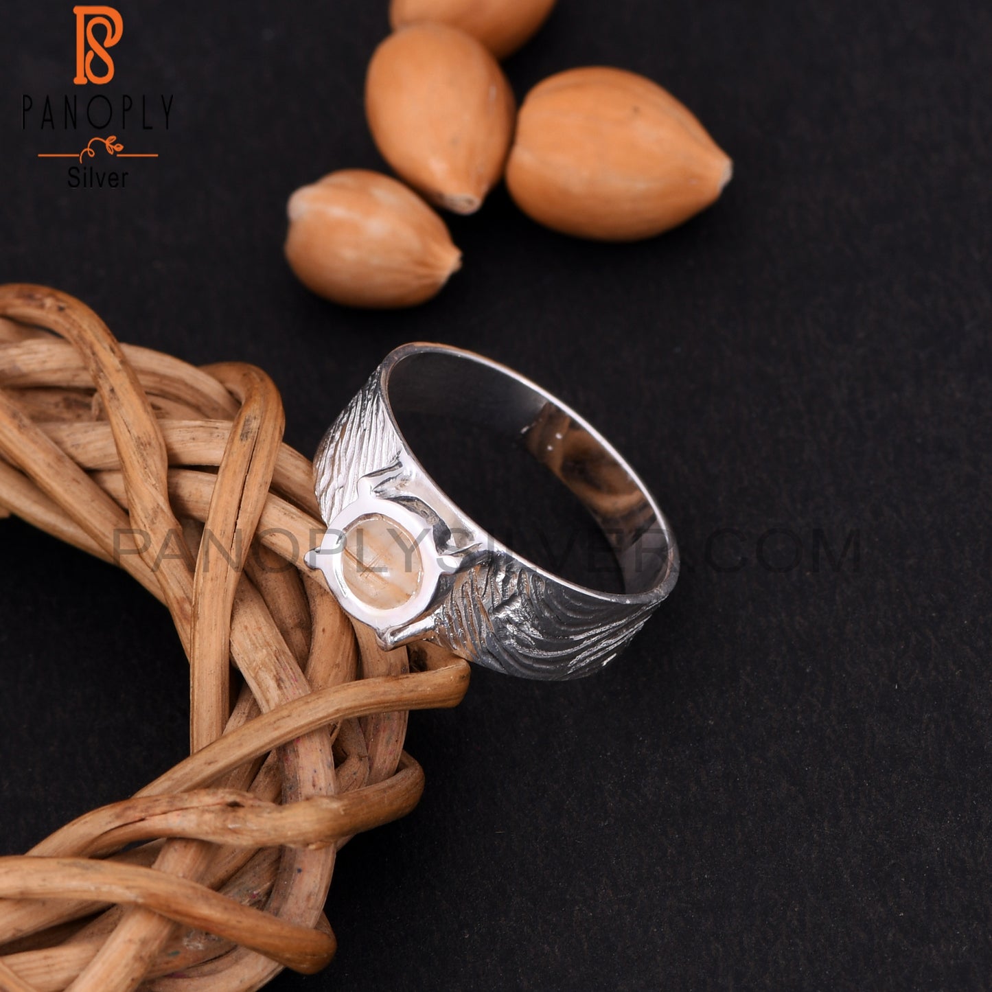 925 Quality Silver Dom Band Rings For Mens