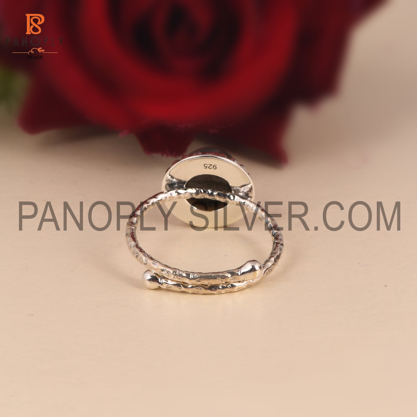 925 Silver Round Labradorite Gemstone Daily Wear Use Ring