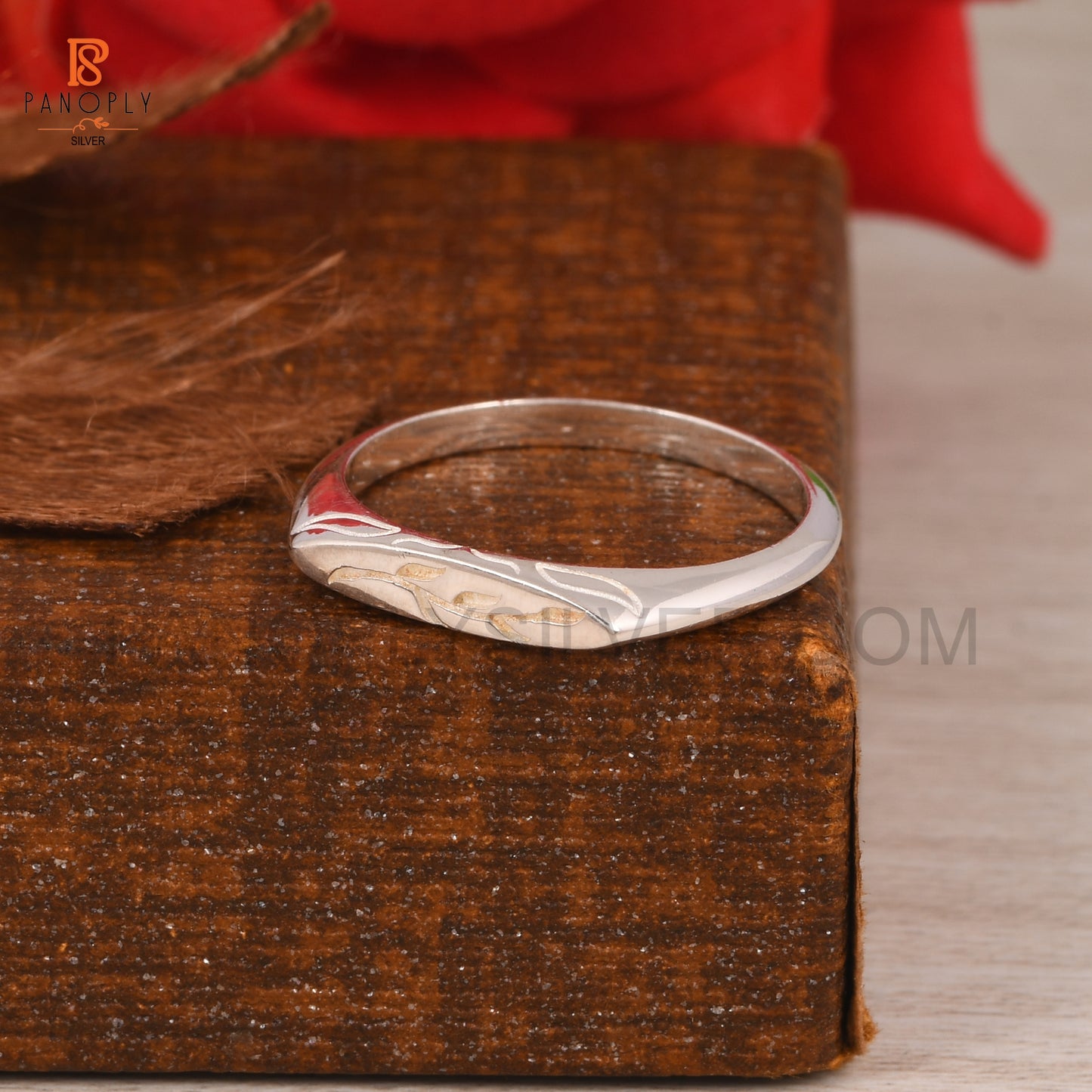 925 Sterling Silver Olive Leaf Rings