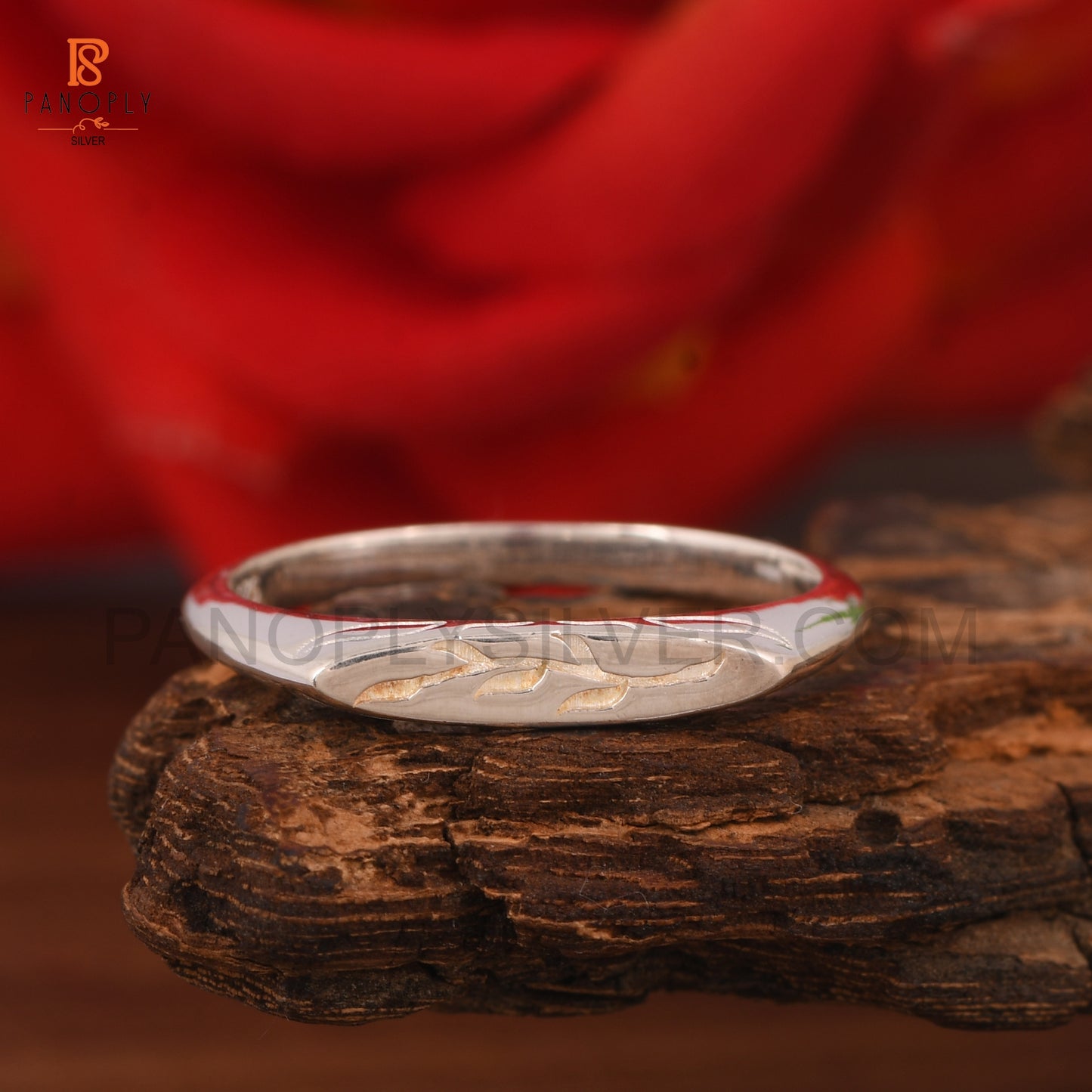 925 Sterling Silver Olive Leaf Rings