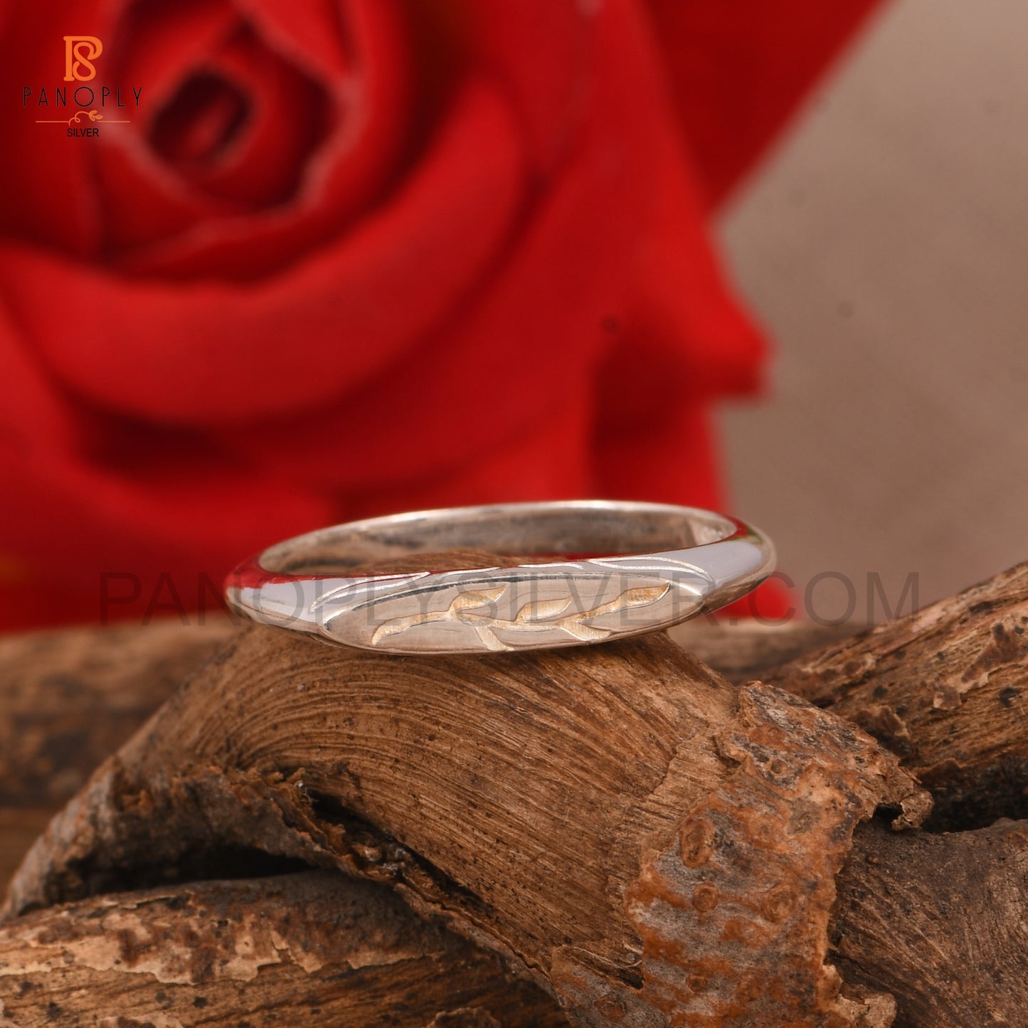 925 Sterling Silver Olive Leaf Rings