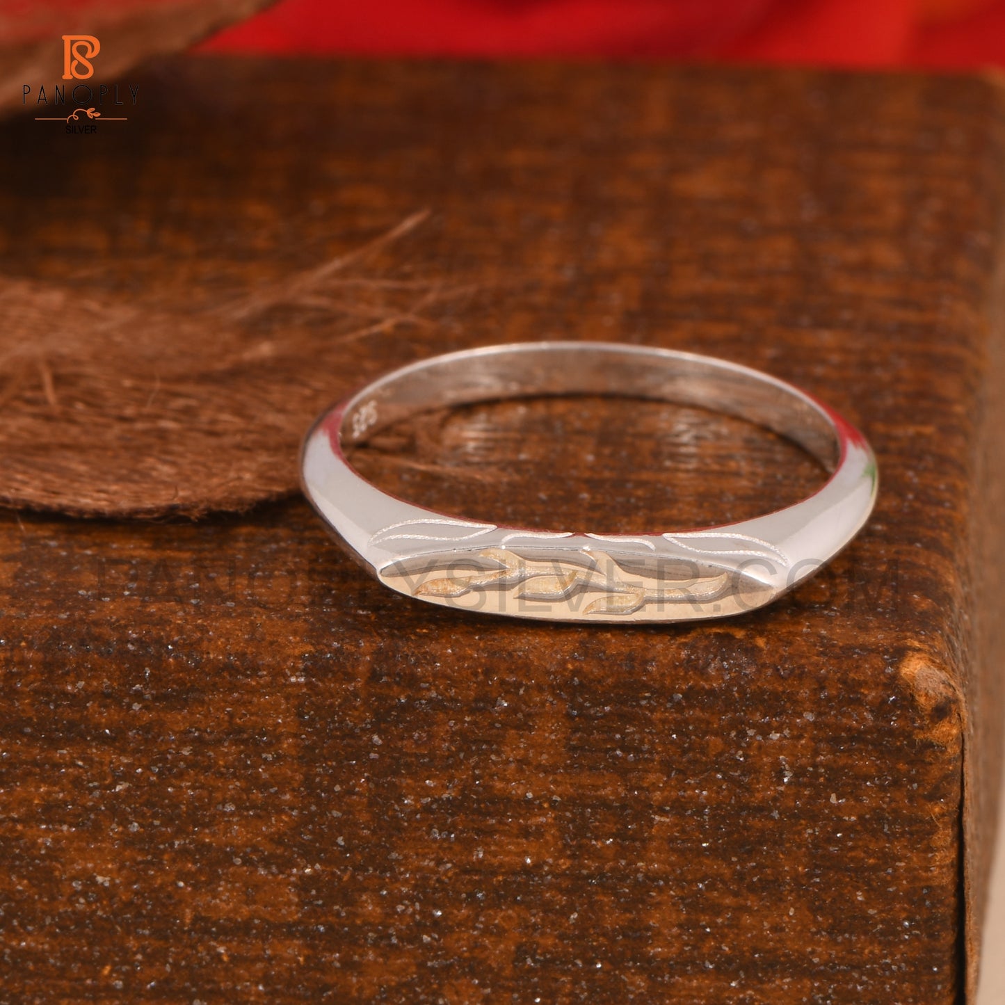 925 Sterling Silver Olive Leaf Rings