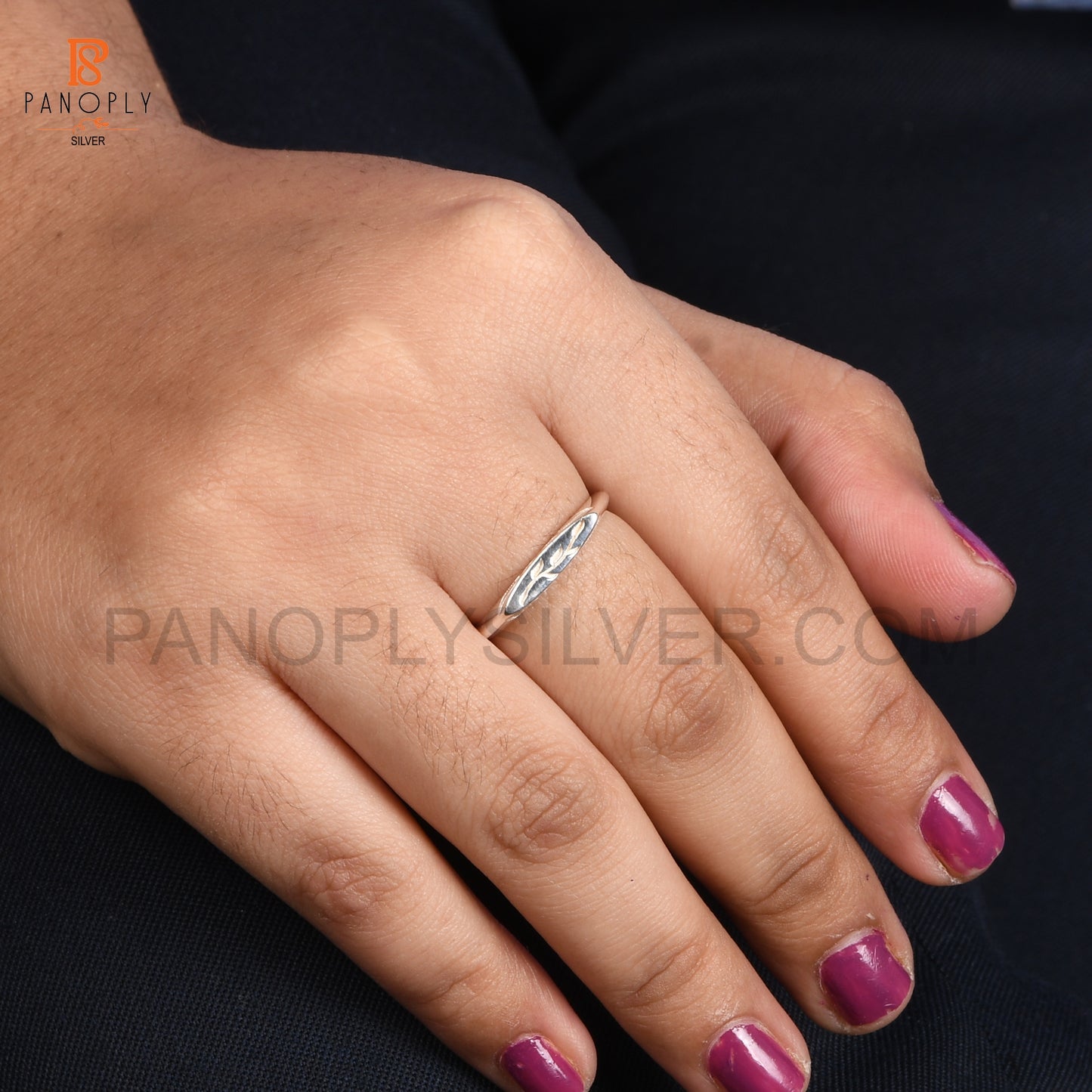 925 Sterling Silver Olive Leaf Rings
