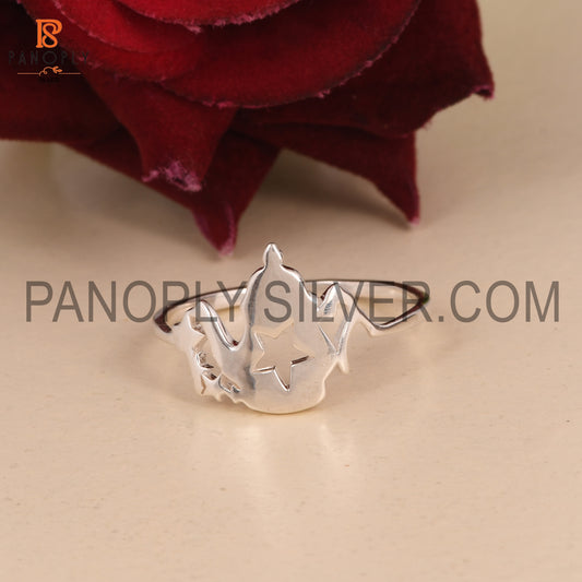 925 Silver Teapot Ring, Handmade Tea Kettle Jewelry