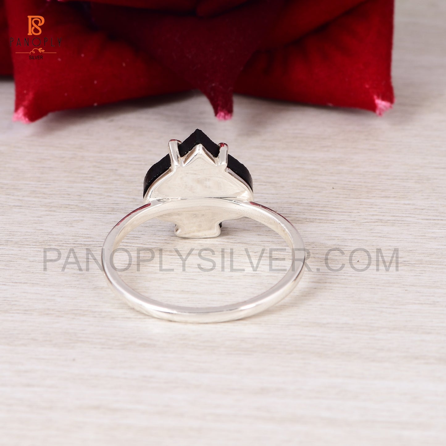 Ace of Spades Ring for Men, Black Ace 925 Silver Poker Jewelry