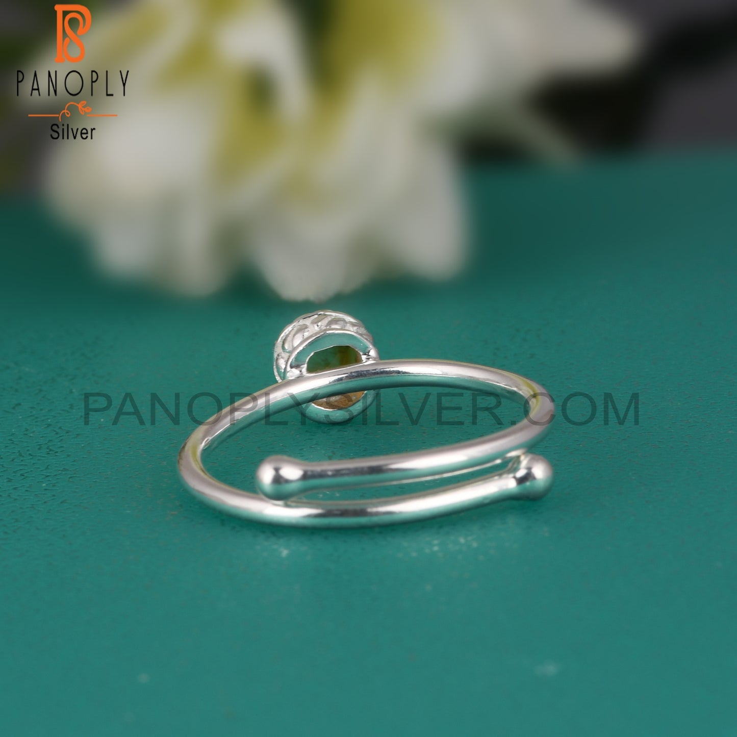 Citrine 925 Sterling Silver Ring Gift For Her