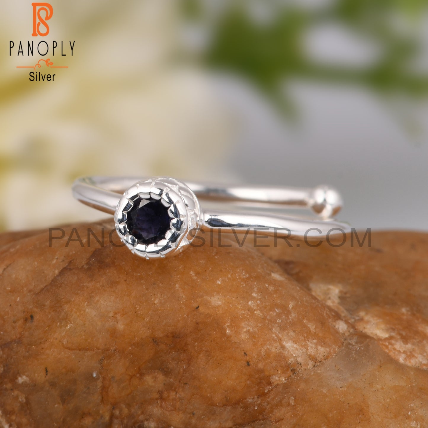 Iolite 925 Sterling Silver Ring For Gift For Her