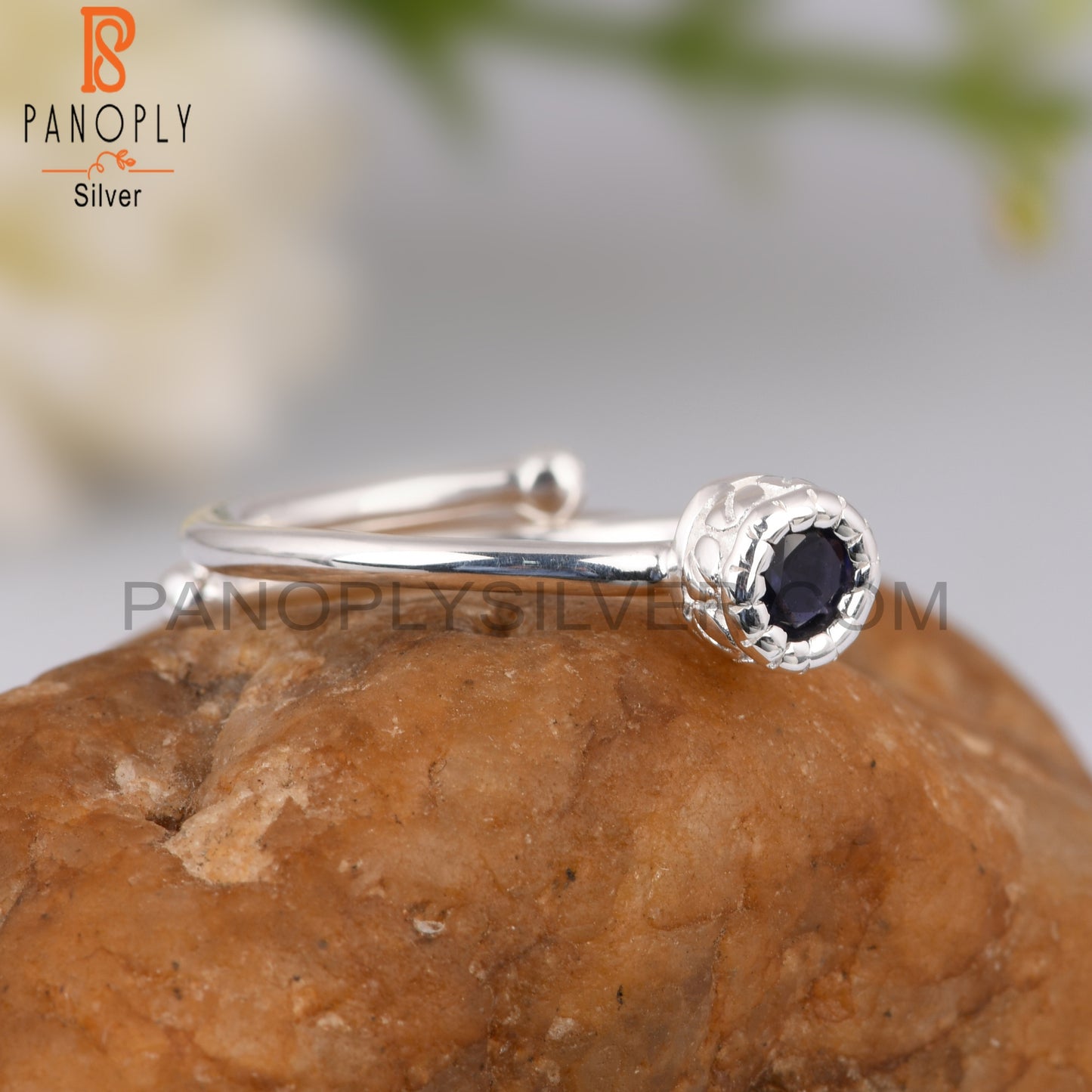 Iolite 925 Sterling Silver Ring For Gift For Her
