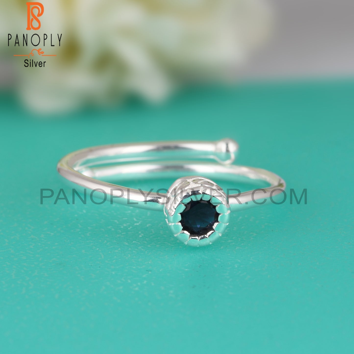 Iolite 925 Sterling Silver Ring For Gift For Her