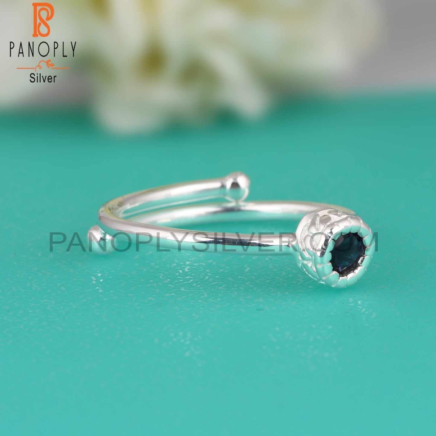 Iolite 925 Sterling Silver Ring For Gift For Her