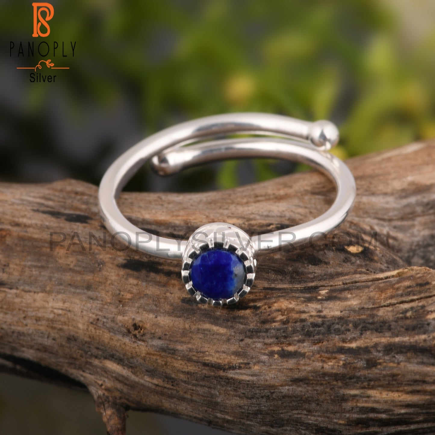 Lapis Aesthetic 925 Sterling Silver Ring