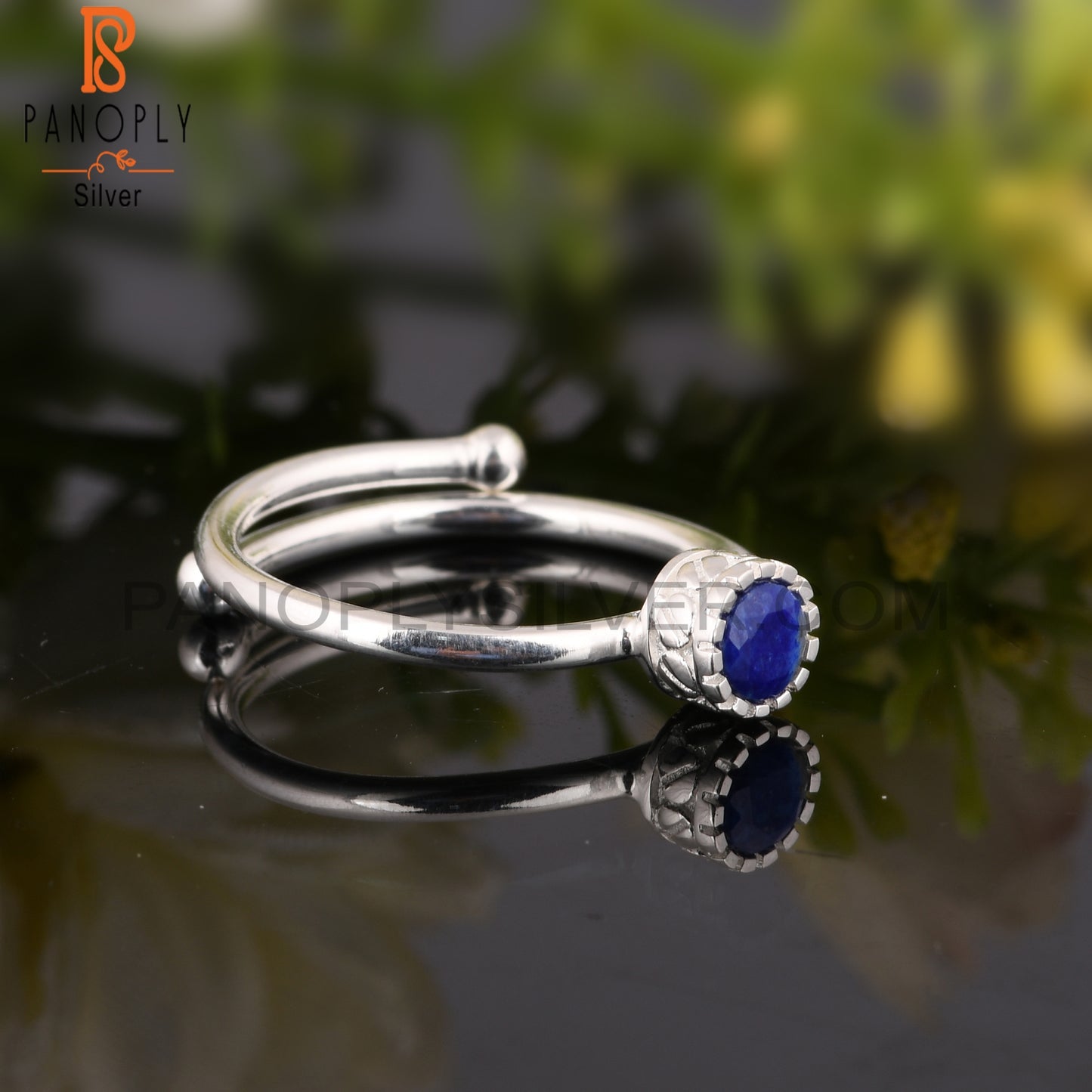 Lapis Aesthetic 925 Sterling Silver Ring