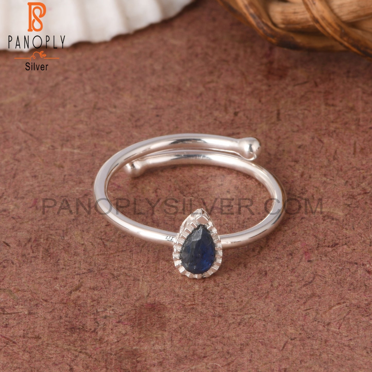 Kyanite Pear Shape 925 Sterling Silver Ring