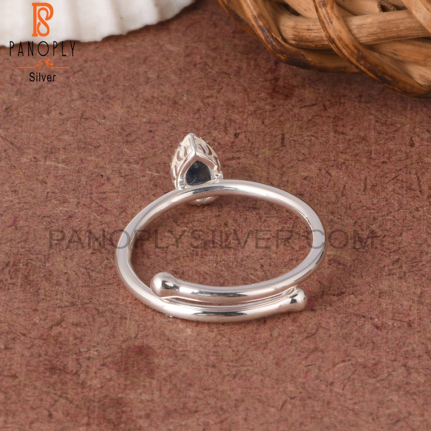 Kyanite Pear Shape 925 Sterling Silver Ring