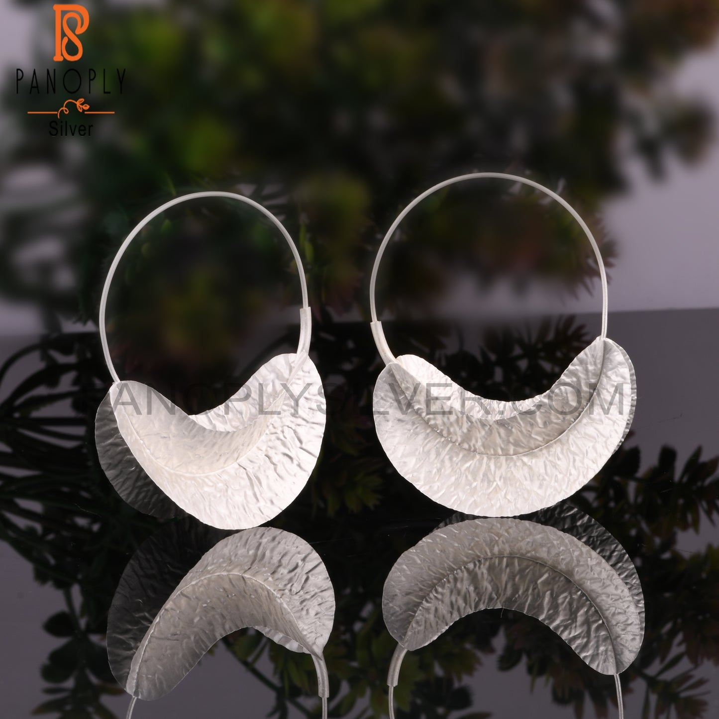 Big Fulani 925 Sterling Silver Hoop Earrings