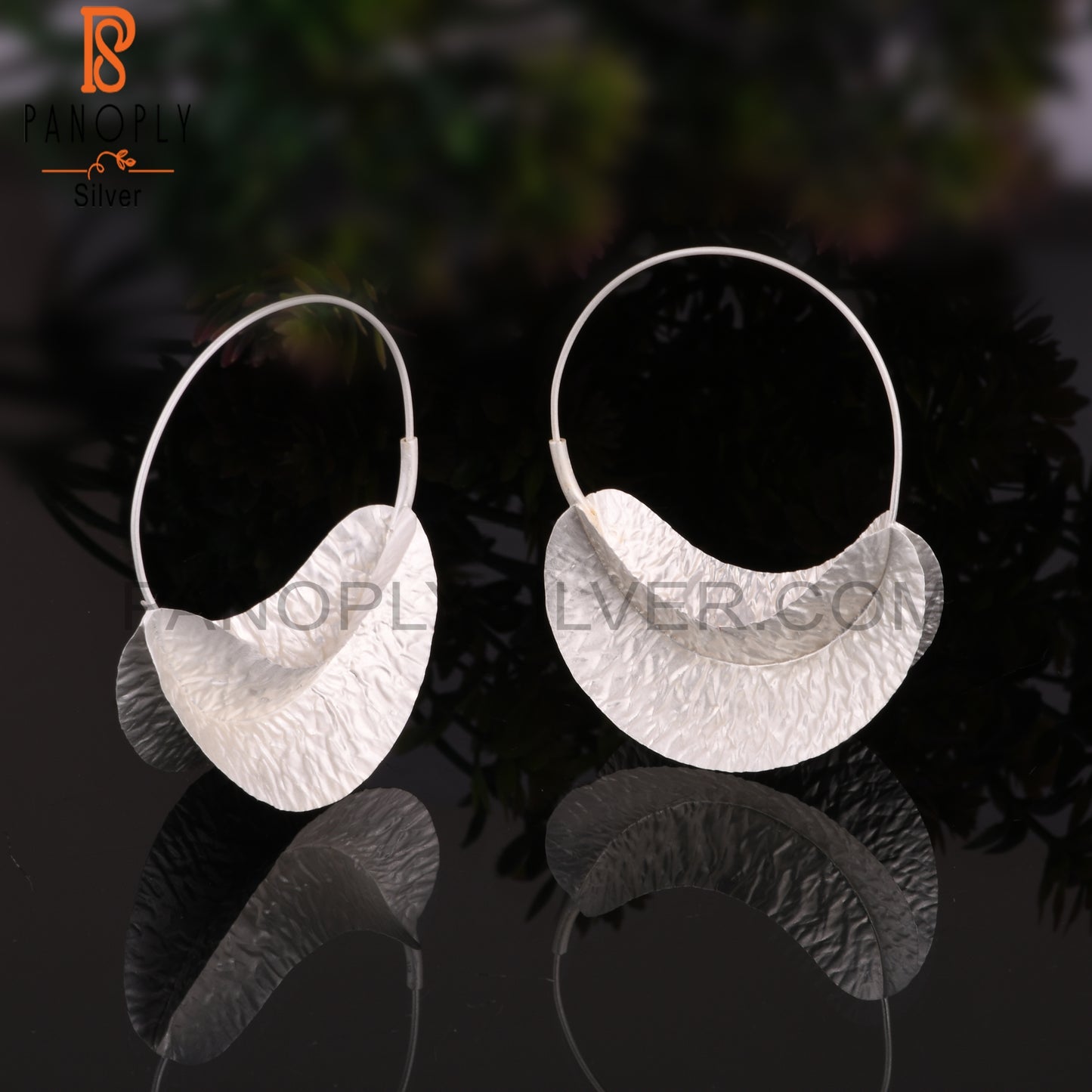 Big Fulani 925 Sterling Silver Hoop Earrings
