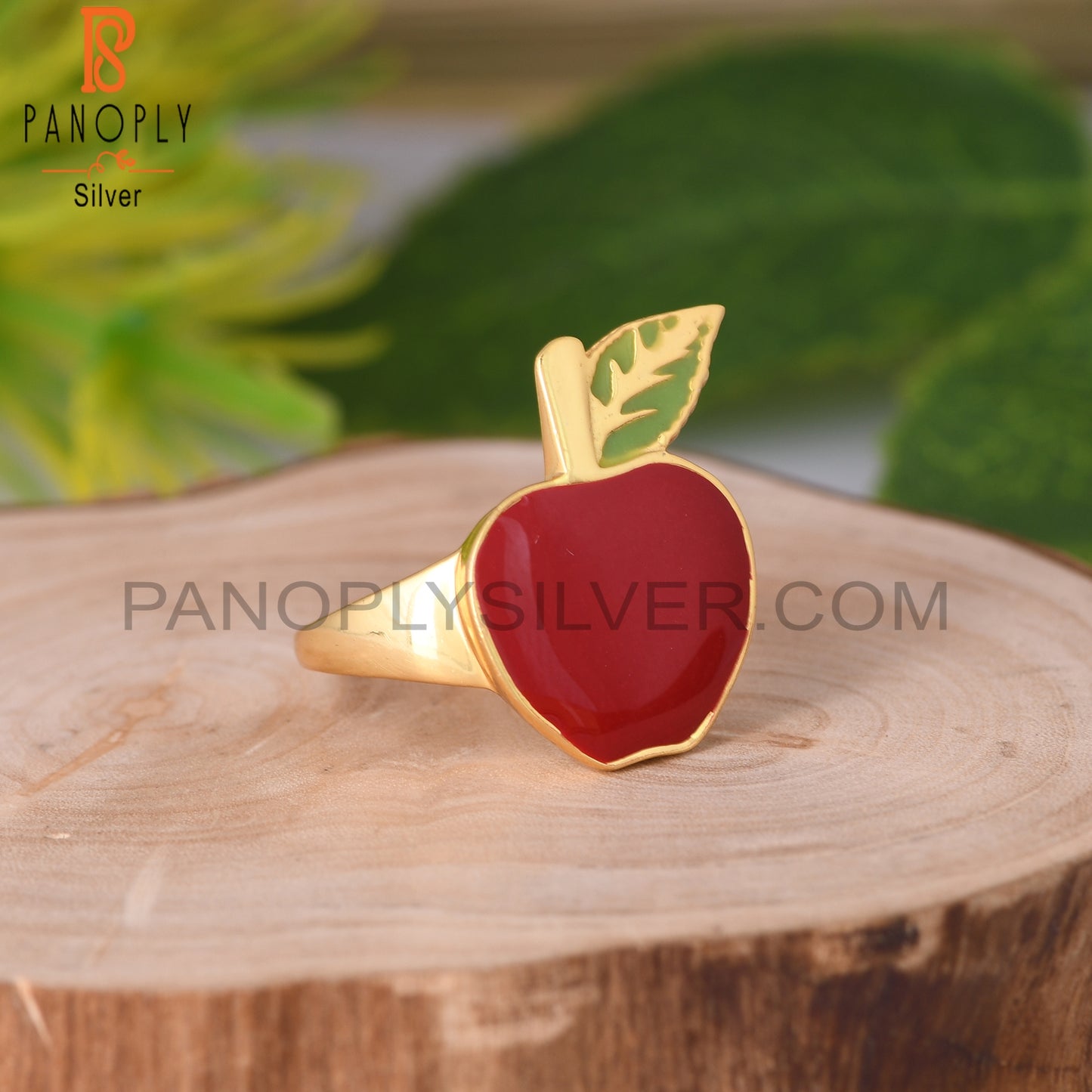 Apple Shape 925 Sterling Silver Ring