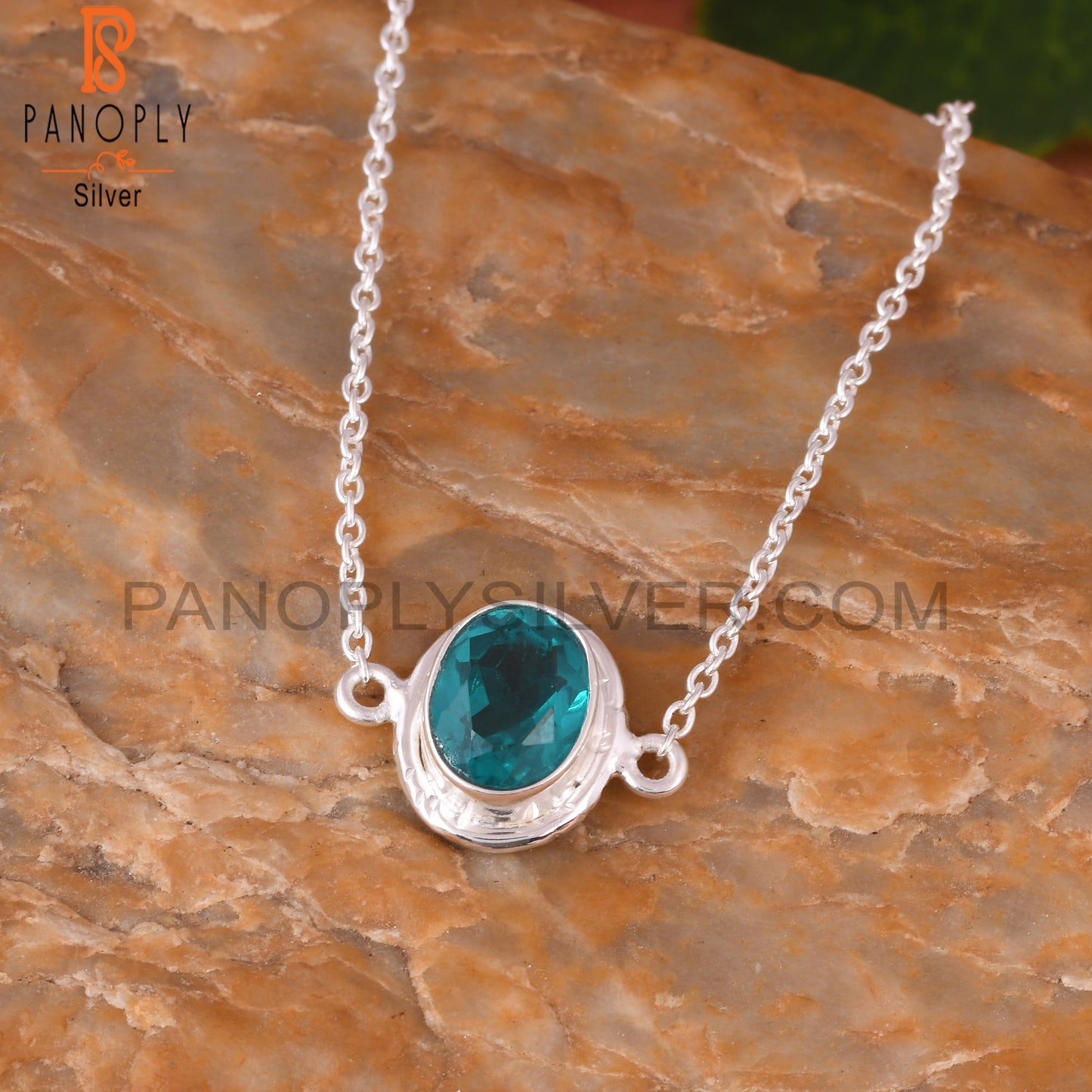 Doublet Santamaria Aquamarine Quartz 925 Silver Bracelet