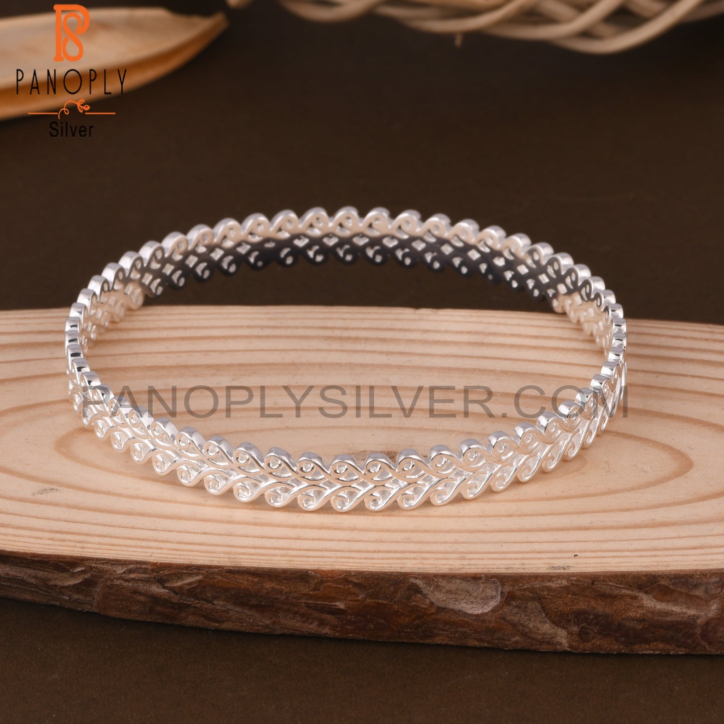 Designer 925 Sterling Silver Bangle