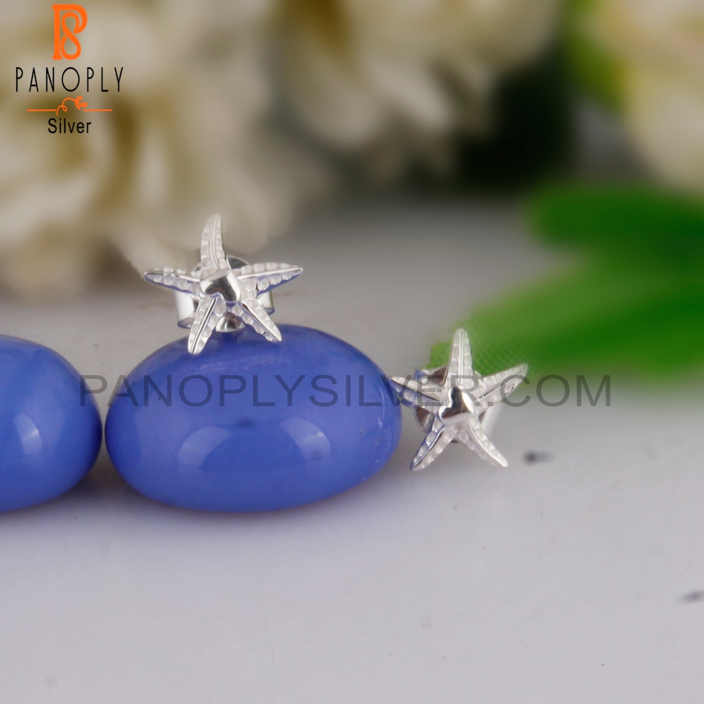 Star Shape 925 Sterling Silver Statement Earrings