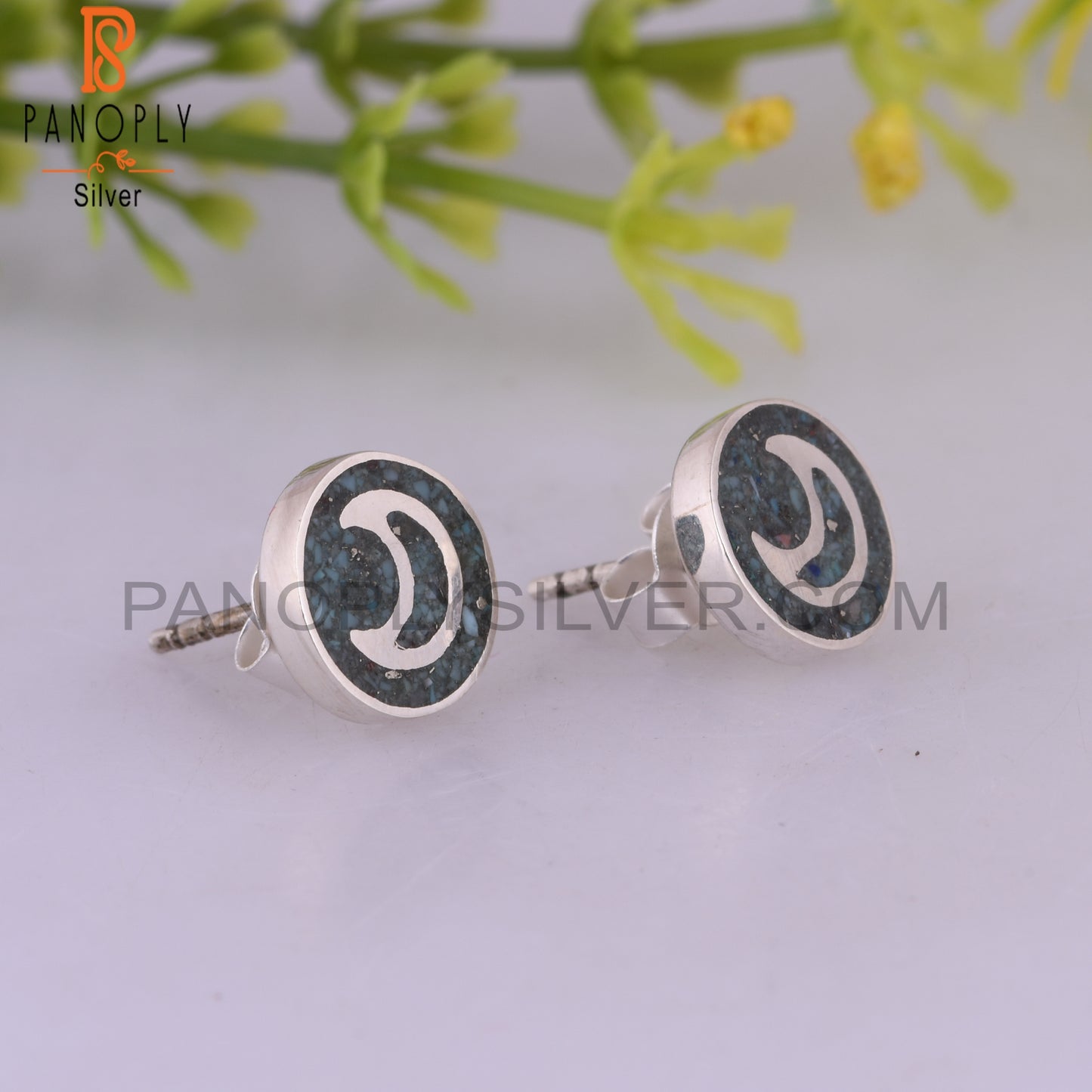 Arizona Turquoise 925 Sterling Silver Women Stylish Earrings
