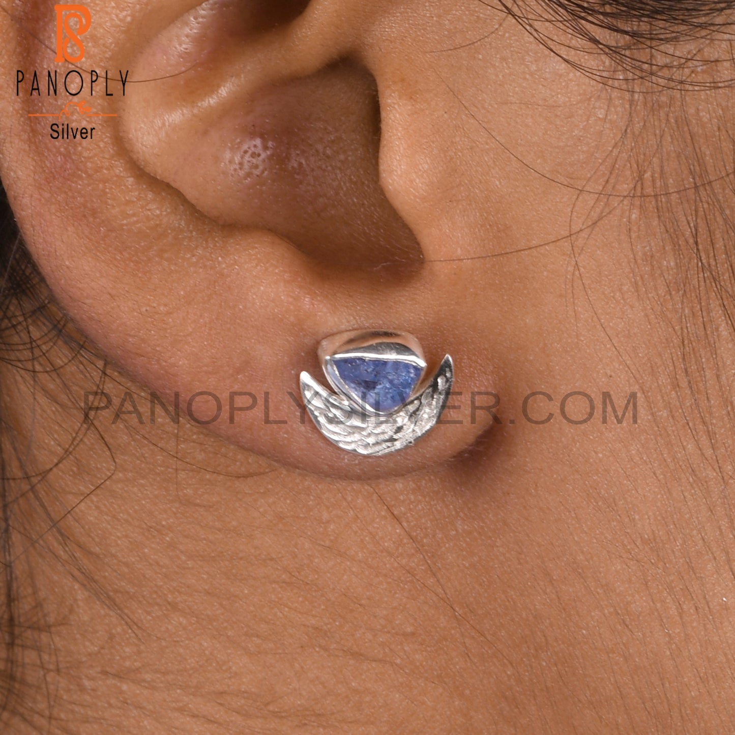 Tanzanite Stylish New 925 Sterling Silver Earrings