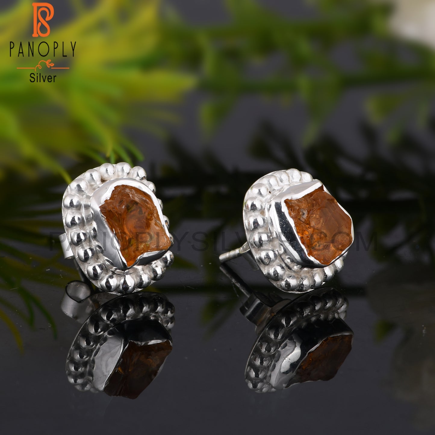 Citrine 925 Sterling Silver Earrings