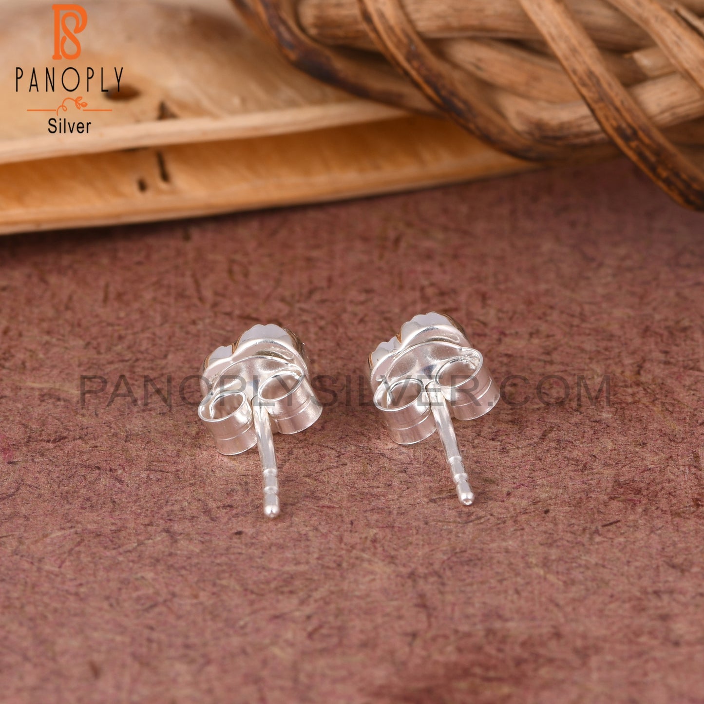 Green Strawberry Quartz 925 Sterling Silver Earrings