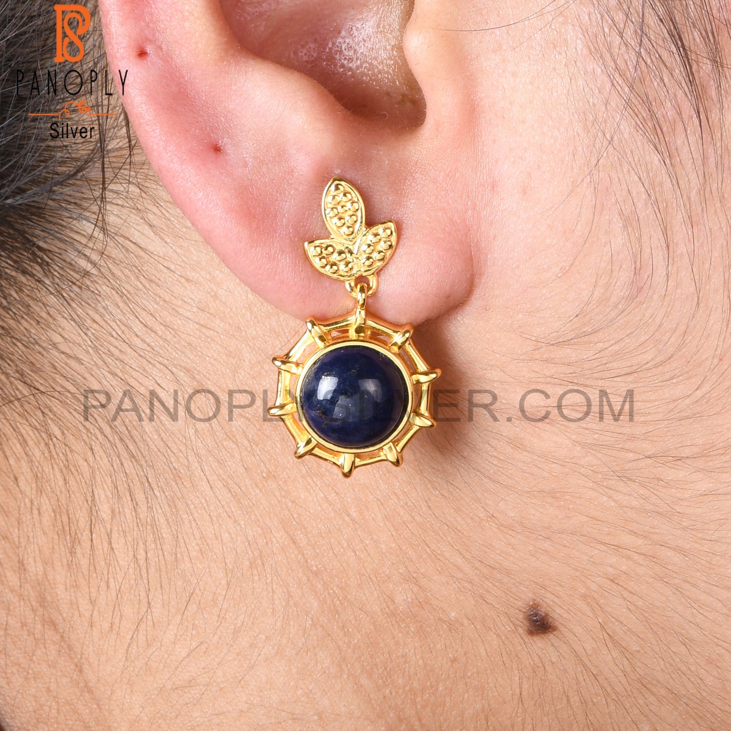 Leaf Dingen Laips 925 Sterling Silver Earrings